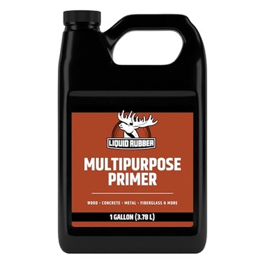 Liquid Rubber Multipurpose Primer Use on Concrete and Wood WaterBased NonToxic and Fast Drying Easy to Apply 1 Gallon