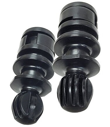 Zipwall FA12 Floor Adaptor Fits 12 Poles Black
