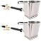 Beduan 4 Jet Pneumatic Cement Mortar Sprayer Gun Plaster Stucco Automatic Air Panting Tool for Wall 2pcs