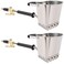 Beduan 4 Jet Pneumatic Cement Mortar Sprayer Gun Plaster Stucco Automatic Air Panting Tool for Wall 2pcs