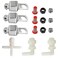 Sthovd Spray Boom Repair Kit Include 8001VS Tips Screens Clamps Cross and Elbows Nozzle Body1116 MPS x 38HBRetaining Nut and Nozzle Cap 1116 FPS Tip Strainer and Boom Clamps 1 Square