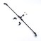 Aimela 2Nozzle Poly Boom WandBackpack Sprayer Multi Nozzle Spray Holder Equipped with Cylindrical Nozzle and 110 Degree Fan Nozzle 90 Degree Right Angle and 45 Degree Angle Spray Pattern