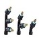 Aimela 3Piece Nozzle Set Adjustable for High Pressure Atomization Titanium Material Single Double Three Nozzle Combination