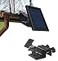 OkeMeeo Gutter Mount for Ring Solar Panel Solar Panel Mount Compatible with Arlo Eufy Reolink Solar Panel for Maximum Sunlight Exposure Black1 Pack
