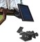 OkeMeeo Gutter Mount for Ring Solar Panel Solar Panel Mount Compatible with Arlo Eufy Reolink Solar Panel for Maximum Sunlight Exposure Black1 Pack