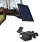 OkeMeeo Gutter Mount for Ring Solar Panel Solar Panel Mount Compatible with Arlo Eufy Reolink Solar Panel for Maximum Sunlight Exposure Black1 Pack