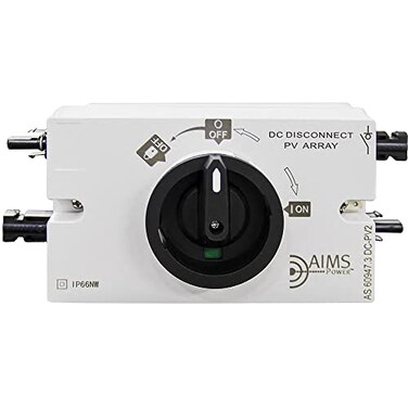 AIMS Power Solar PV DC Quick Disconnect Switch 1200V 32 Amp