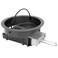 Vankey Cast Iron Ash Can with Slid Out Ash Drawer Fit for Kamado Joe Classic Joe Charcoal Grill