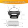 Vankey Cast Iron Ash Can with Slid Out Ash Drawer Fit for Kamado Joe Classic Joe Charcoal Grill