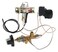 Duheri Propane Fire Pit Main Control Brass Safety Valve Kit Replace Parts Include Valve Kit Connecting tubesTilt switch and Safety Device Ignition Component Pilot Kit