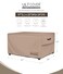 ULTCOVER Rectangular Gas Fire Pit Table Cover 57x22 inch Waterproof Heavy Duty Firepit Cover