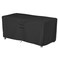 SHINESTAR Rectangle Fire Pit Cover Fits for 5456 Inch Gas Fire Table Waterproof and Windproof 56 x 26 x 24 Inches Black