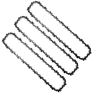 Opuladuo 3PC 12 Inch Chainsaw Chains Replacement Chain for Dewalt 20V DCCS620B DCCS620P1 Electric Chainsaw Chains 38 043 45 Drive Links