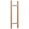 Ranbo 18 Solid Beech Wood Push Pull Door Handle 12 CTC BacktoBack AntiScald AntiFreeze for Sauna Spa Shower Barn Door