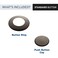 InSinkErator STCMB Push SinkTop Switch Button Mocha Bronze