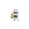 Drettyer 2 Way Outlet Function Solid Brass Shower Diverter Valve Mixer RoughIn Shower Handle Valve Kit Replacement in Chrome