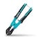 DURATECH 8inch Mini Bolt Cutter with BiMaterial Ergonomic Handle Grip Security Lock Chrome Vanadium Steel Blade for Wire Cables Small Screws