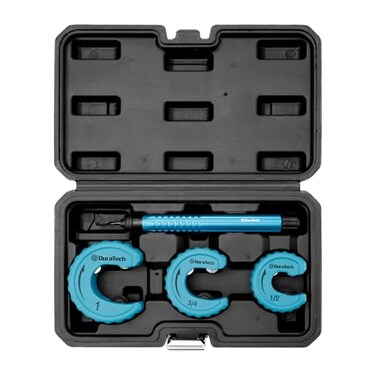 DURATECH 4Piece Copper Tubing Cutter Set Pipe Cutter Tool Includes 12 341 Tube Cutters 1 Deburring Tool with Storage Case
