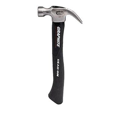 Dead On Tools Graphite Hammer Smooth Face 16 oz DO16GS Black