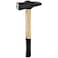 E-cowlboy Blacksmiths Hammer 00008111000 Professional Metalworking Forging Tool Swedish Pattern Round Square Face Cross Peen Engineer Hammer with Wooden Handle Black Head 22 lbs1000g