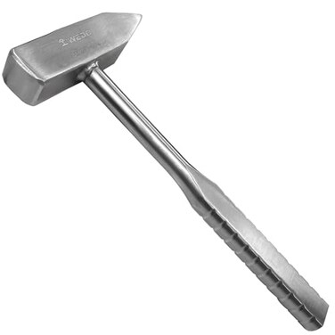 WEDO Stainless HammerCross Pein Engineerswith Flat handle Corrosion Resistant Rust Proof Durable Environmental friendly 500g