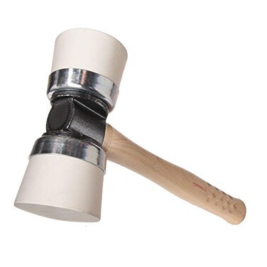 Powernail 3MIWW Double Capped White Rubber Flooring Mallet