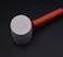 Edward Tools White Rubber Mallet Hammer Non marking Durable EcoFriendly Hammer for Flooring Camping Tent Stakes Woodworking Pavers Ergo Grip Handle Flat Surface Head 16 oz