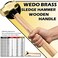 WEDO Brass Sledge Hammer with Wooden Handle 2lb 320mm 125
