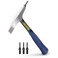 ESTWING WeldingChipping Hammer 13 oz USA Made Slag Removal Tool with Replaceable Steel Tips Shock Reduction Grip E3WCT