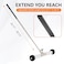 GREATMAG Rolling Magnetic Sweeper Magnetic Pickup Tool Magnetic Sweeper with Wheels Nail Magnet Sweeper 17 inch Heavyduty Magnetic Lawn Yard Sweeper Capacity with Quick Release
