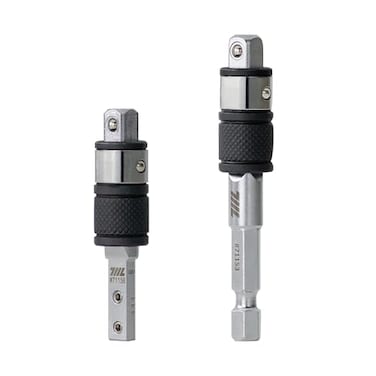 711L 14 Hex to Square Drive Socket 2in1 Extension Combo 1PCS Hex End 1PCS Flat End Adapter Compatible with Multitools 14 Adapters