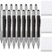 Zhanmai 16 Pcs 6 in 1 Multitool Pen Gifts for Men Dad Husband Multi Tool Pen with Level Ruler Screwdriver Stylu Refills Cool Gadgets Birthday Gift for Father BlackSilver
