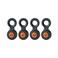 Ergodyne Hand Tool Attachment Slips Easy Slide On Design Connects to Tool Lanyards Squids 3740 Medium 4Pack