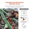 Ergodyne Hand Tool Attachment Slips Easy Slide On Design Connects to Tool Lanyards Squids 3740 Medium 4Pack