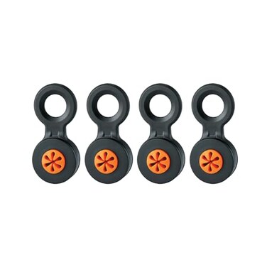 Ergodyne Hand Tool Attachment Slips Easy Slide On Design Connects to Tool Lanyards Squids 3740 Medium 4Pack