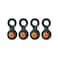 Ergodyne Hand Tool Attachment Slips Easy Slide On Design Connects to Tool Lanyards Squids 3740 Medium 4Pack