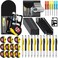 Saysurey 48 Pcs Mini Screwdriver Tape Keychain Set Multitool Pen Card Fathers Gifts Bulk Mini Tool Set for Adult Men Dad YellowBlack