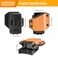 TACTICALGEEK TACTICAL GEEK TX1 MultiTool Sheath EDC Multi Tool Sheath Holder Holster Adjustable Sheath with Back Clip for Belt MultiTool not Included Orange