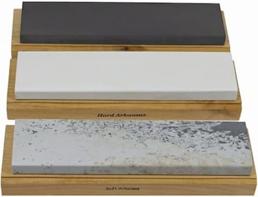 Best Sharpening Stones Arkansas Sharpening Stone Set Wood Mounted 10