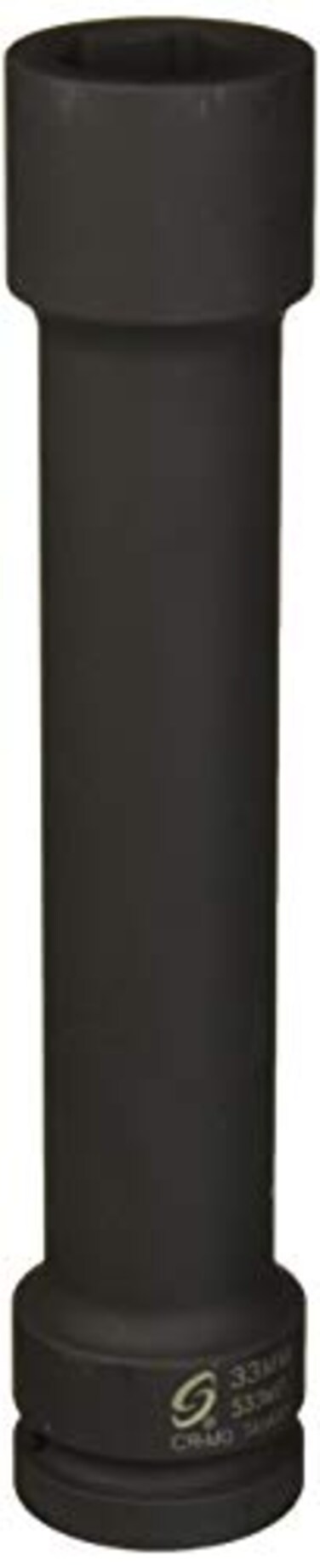 SUNEX TOOLS 533MEL 1Inch Drive Extra Long Metric Impact Socket 33Mm