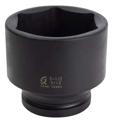 SUNEX TOOLS 5112 1 Drive Standard 6 Point Impact Socket 312