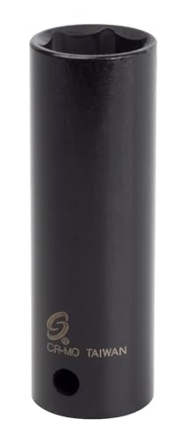 SUNEX TOOLS 2626 12Inch Drive 1316Inch Extra Thin Wall Deep Impact Socket