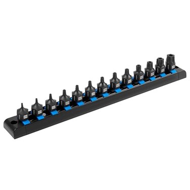 toolant 38drive impact torx bit socket set 13PCSHex DriveTT10TT70 S2 Steel Air Drive Torx Socket setImpact GradeAntiRoll Design