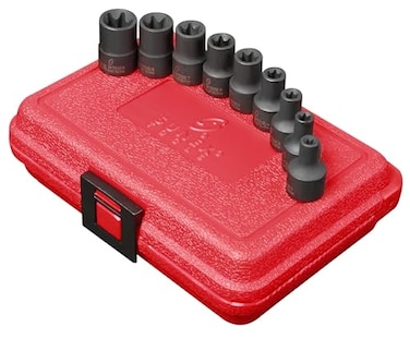 Sunex Tools IMP SKT SET 9PC 38DR EXTERNAL STAR