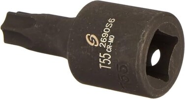 SUNEX TOOLS 2690s6 12Inch Drive T55 Internal Star Impact Socket