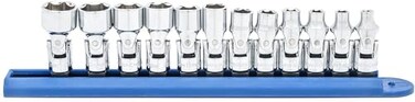 GEARWRENCH 12 Pc 14 Drive 6 Pt Flex Socket Set Metric 80311