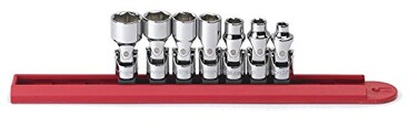 GEARWRENCH 7 Pc 14 Drive 6 Pt Flex Socket Set SAE 80310D