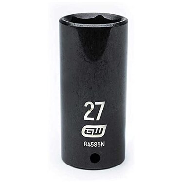 GEARWRENCH 12 Drive Deep Impact Metric Socket 27mm 6 Point 84585N