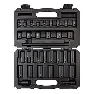 TEKTON 38 Inch Drive 6Point Impact Socket Set 33Piece 141 in SID91400