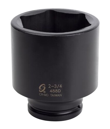 SUNEX TOOLS 488d 34Inch Drive 234Inch Deep Impact Socket
